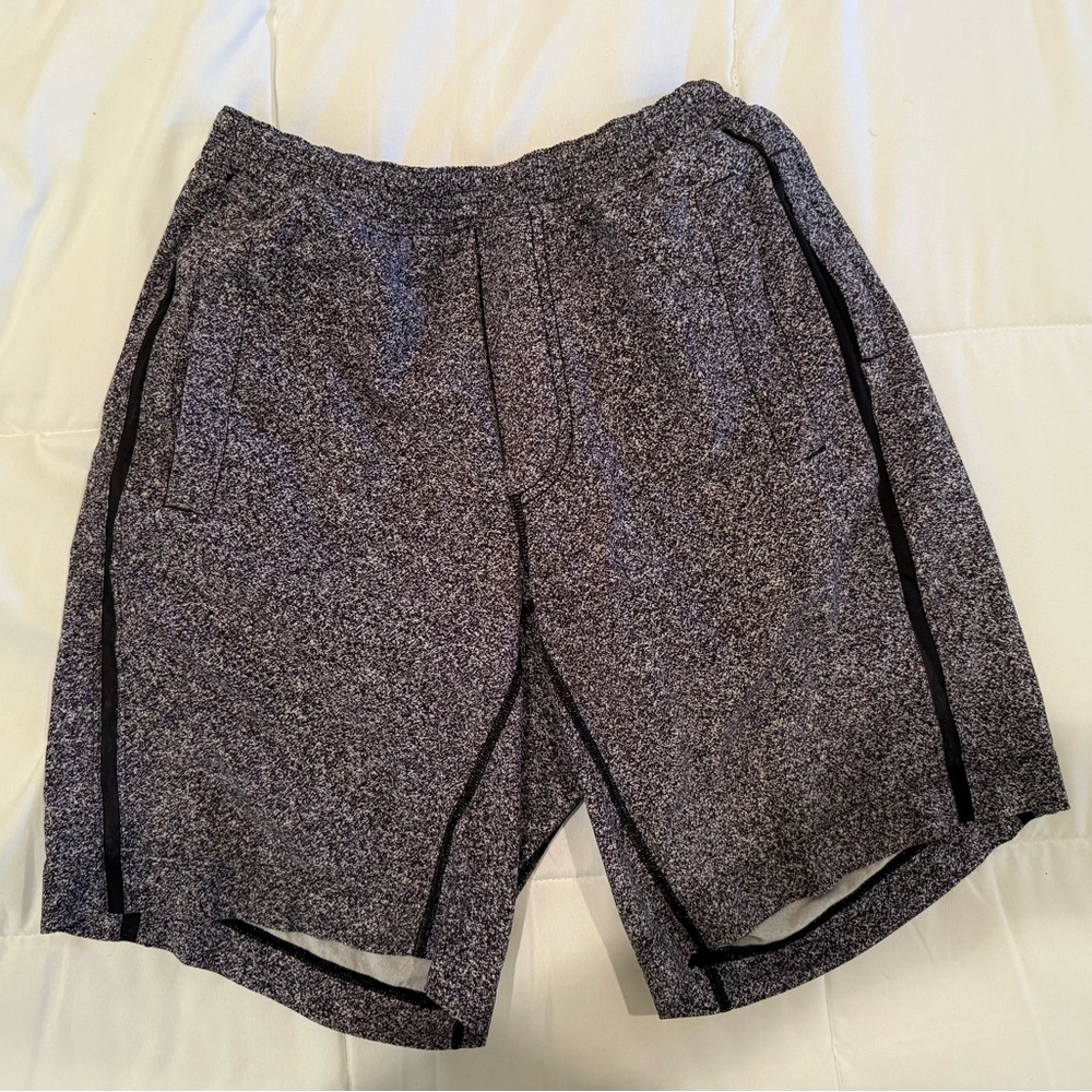 Lululemon Black and Gray Athletic Shorts
